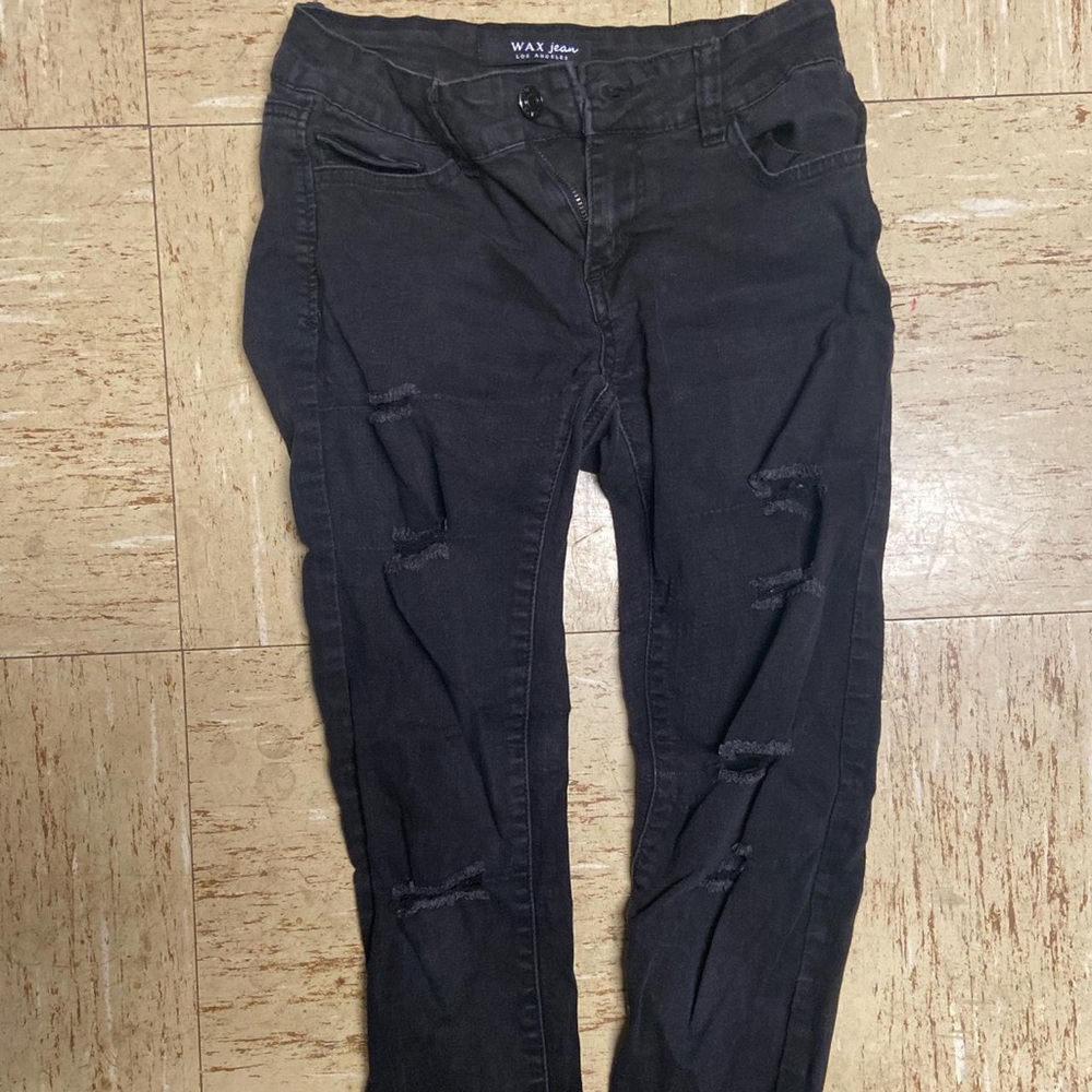 Females wax jeans